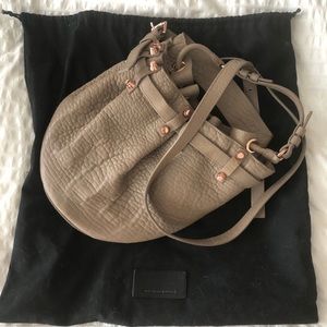 Alexander Wang Diego Taupe/Beige RoseGold Hardware